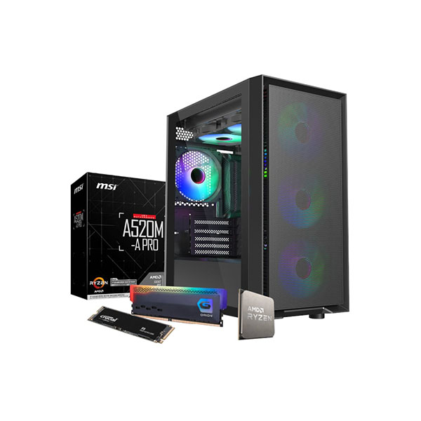 PC Desktops & AllinOnes PCBuilder DEFENDER AMD Ryzen 5 5600G 500GB