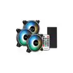 PCBuilder Tempest Chill Fan Kit 3x120MM Dual Glow ARGB Fan + Con