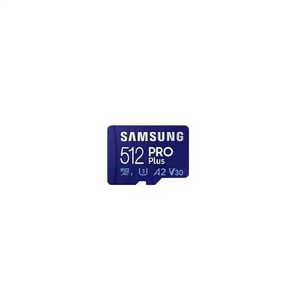 Samsung 512GB Pro Plus V30 MicroSD + SD Adapter Preowned - Minea
