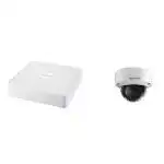 Hikvision 4 Channel Dvr + 2 MP Fixed Dome Network Cameras