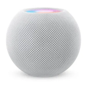 Apple MY5H2SO/A HomePod Mini Supports macOS, iOS, iPadOS, tvOS Wi-Fi & Bluetooth 5.0 Connectivity White Wireless Smart Speaker - Mineaway