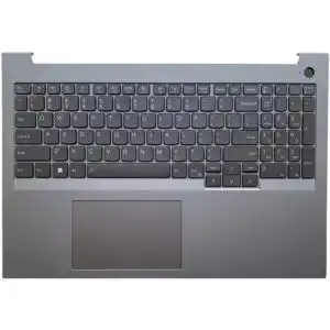 Plamrest with Backlight US Keyboard for ThinkBook 16 G6 IRL Upper Case Assembly Arctic Grey 5CB1M48525 Preowned - Mineaway