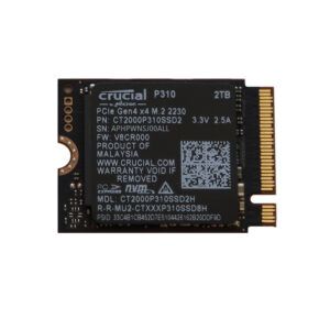 Crucial P310 2TB M.2 2230 PCIe 4.0 NVMe Internal SSD CT2000P310SSD2 OEM - Mineaway
