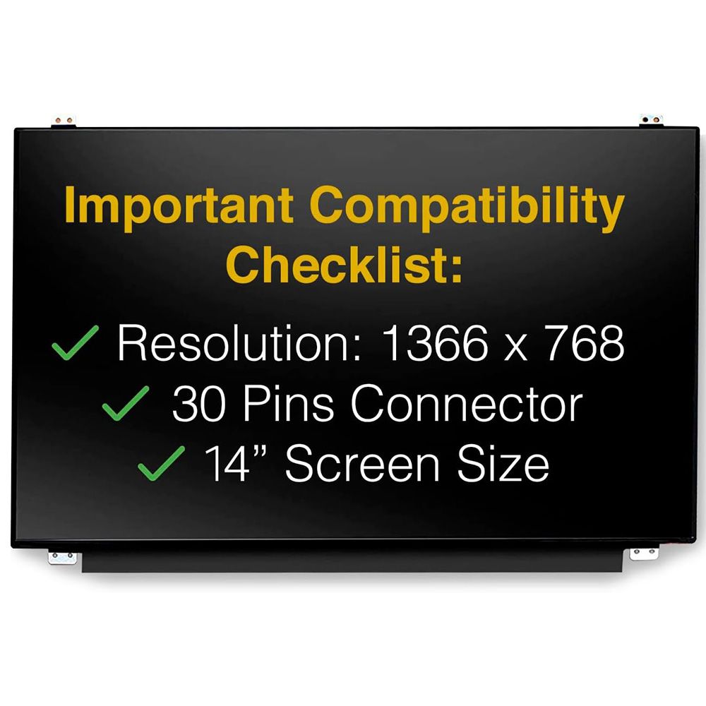 Laptop Replacement Screen for Dell Latitude 5490 HP Lenovo DPN 0 Sandile Zungu