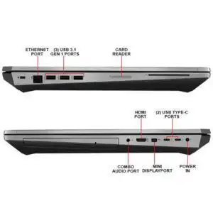 HP ZBook 15 G6 Mobile Workstation i7-9750H 16GB RAM 256GB +1TB 15.6-inch FHD (1920 x 1080) Laptop Preowned - Mineaway