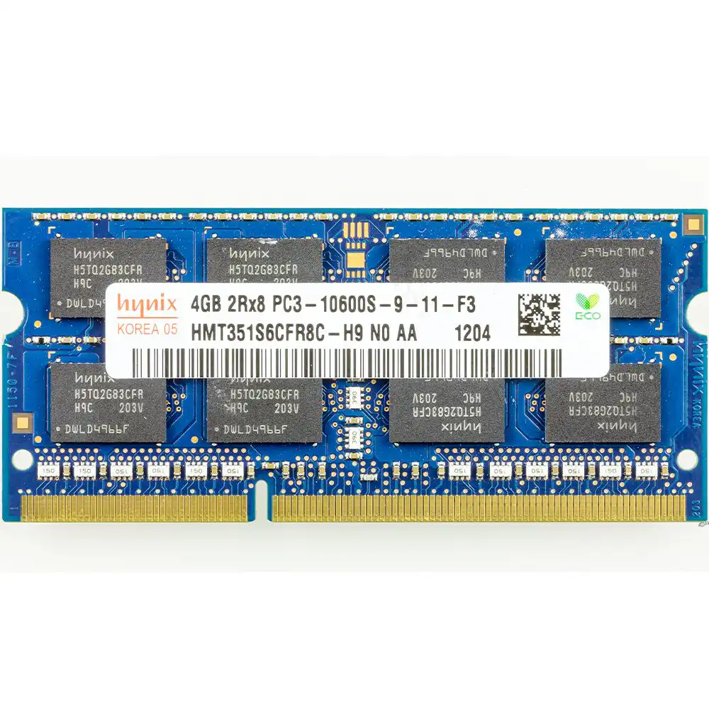 HYNIX HMT351S6CFR8C-H9 4GB PC3 10600S SO-DIMM OEM Laptop Memory HYNIX HMT351S6CFR8C-H9 4GB PC3 10600S SO-DIMM OEM Laptop Memory - Mineaway